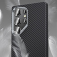 θήκη BENKS Kevlar για Samsung Galaxy S25, για MagSafe, Carbon Fiber, μαύρη