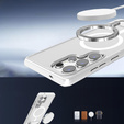 Θήκη για Samsung Galaxy S25 Ultra, Kickstand Matt Case, για MagSafe, ασημένια