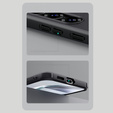θήκη NILLKIN για Samsung Galaxy S25+ Plus, Frosted Shield, για MagSafe, μαύρη