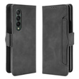 Θήκη με πτερύγιο για Samsung Galaxy Z Fold3 5G, Card Slot, μαύρη