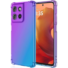 θήκη για το Motorola Moto G15 / Motorola Moto G15 Power, Gradient Dropproof, Μωβ / μπλε