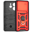 Θήκη για Xiaomi Redmi Note 14 4G, CamShield Slide, κόκκινη