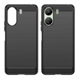 Θήκη για Xiaomi Redmi 13C / Poco C65, Carbon, μαύρη