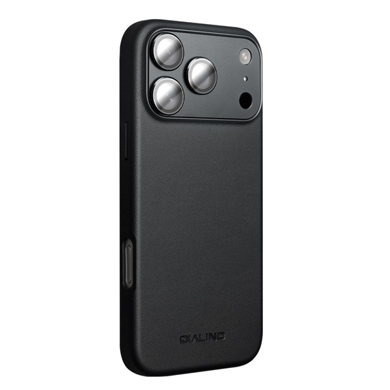 Θήκη QIALINO για iPhone 17 Pro, για MagSafe, με προστασία κάμερας, μαύρο