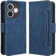 Θήκη με πτερύγιο για Oppo A5 Pro 5G, Card Slot, σκούρο μπλε