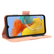 Θήκη με πτερύγιο για Samsung Galaxy M34, Card Slot, ροζ