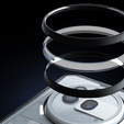 Θήκη για Nothing Phone 3A Pro, Fusion Hybrid, διαφανής / μαύρη