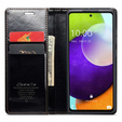 θήκη CASEME για Samsung Galaxy A52/A52s, Waxy Textured, μαύρη