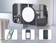 Θήκη για iPhone 13, Electro MagSafe, μαύρη + Γυαλί για την οθόνη