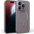 Θήκη για iPhone 16 Pro, ColorMag, για MagSafe, γκρι