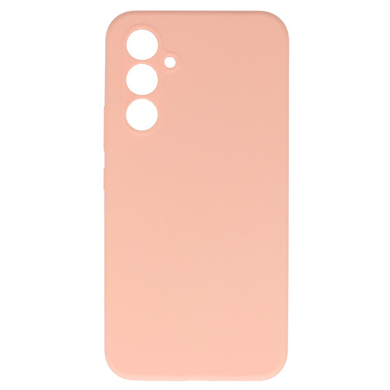 Η θήκη για Samsung Galaxy A54 5G, Silicone Lite, ροζ + γυαλί 9H