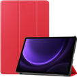 Θήκη για Samsung Galaxy Tab S9 FE, τρίπτυχη, κόκκινη