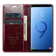 θήκη CASEME για Samsung Galaxy S9+ Plus, Waxy Textured, κόκκινη