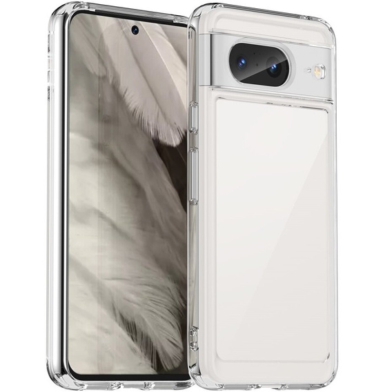 Θήκη για Google Pixel 8, Fusion Hybrid, με προστασία κάμερας, διαφανής