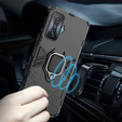 Θήκη για Xiaomi POCO F4 GT, Kickstand Ring, μαύρη