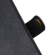 KHAZNEH θήκη RFID για Motorola G85 5G, Litchi Texture, μαύρη