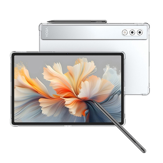 Θήκη για Lenovo Yoga Tab Plus, σιλικόνη, διαφανής