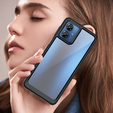 Θήκη για Motorola Moto G14, Fusion Hybrid, διαφανής / μαύρη