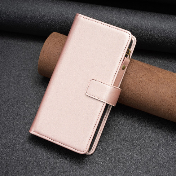 Θήκη με πτερύγιο για Samsung Galaxy A25 5G, Wallet Zipper Pocket, μαύρη