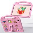 Παιδική θήκη για Samsung Galaxy Tab A9+, Cute Patterns, με βάση, ροζ