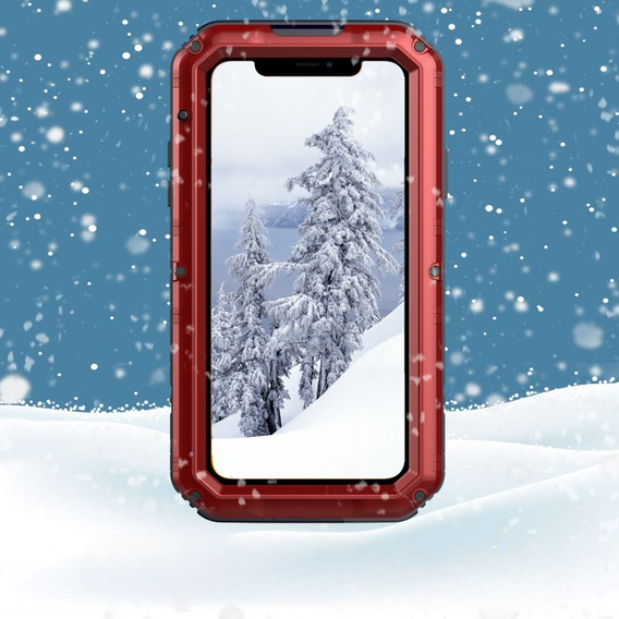 Θωρακισμένη θήκη για iPhone 11, R-JUST, κόκκινη