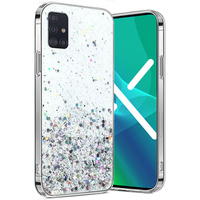 Θήκη για Samsung Galaxy A51 4G, Glittery, διαφανής