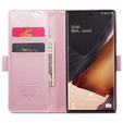θήκη CASEME για Samsung Galaxy Note 20 Ultra, Waxy Textured, ροζ