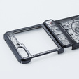 Θήκη για Samsung Galaxy Z Flip 5 5G, Mechanical Legend, μαύρη