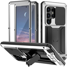Θωρακισμένη θήκη για Samsung Galaxy S25 Ultra, R-JUST, ασημένια
