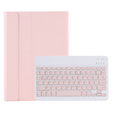 Θήκη + πληκτρολόγιο Samsung Galaxy Tab S6 Lite P610/P615 / S6 Lite 2022 10.4, Pen Slot, ροζ rose gold