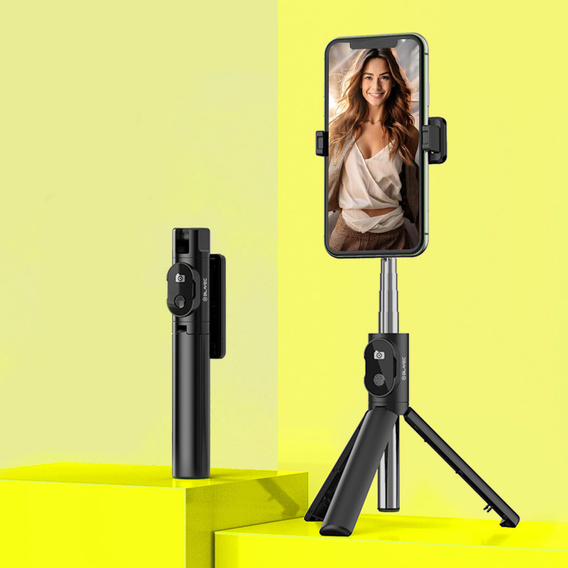 Selfie Stick Coco P-04 με λειτουργία τρίποδα και τηλεχειριστήριο Bluetooth, για smartphones με πλάτος από 6,5 cm έως 9,5 cm