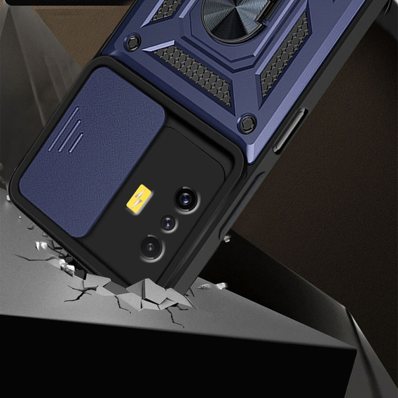 Θήκη για Xiaomi Poco F4 GT, CamShield Slide, Ναυτικό μπλε