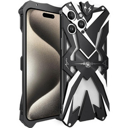 Θωρακισμένη θήκη για iPhone 15 Pro Max, Aluminum Alloy, μαύρη