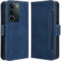 Θήκη με πτερύγιο για Realme C71, Card Slot, σκούρο μπλε