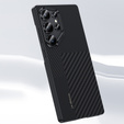 θήκη BENKS Kevlar για Samsung Galaxy S25 Ultra, για MagSafe, Carbon Fiber, μαύρη