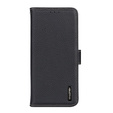 KHAZNEH θήκη RFID για Xiaomi Poco F6, Litchi Texture, μαύρη