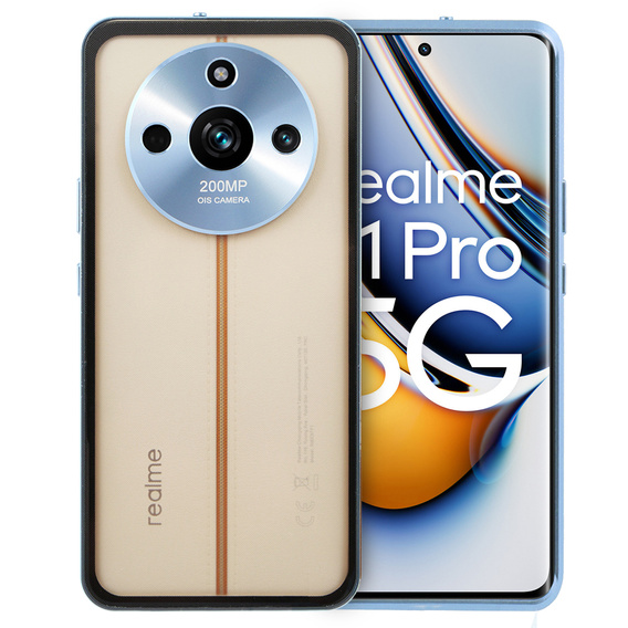 Θήκη για Realme 11 Pro 5G / Pro+ 5G, Frame Case, μπλε