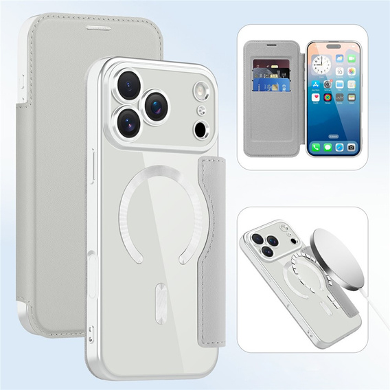 Θήκη πορτοφολιού MagSafe RFID flip με προστασία κάμερας για iPhone 17 Pro Max