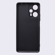 Θήκη για Xiaomi Poco F5, Silicone Lite, μαύρη