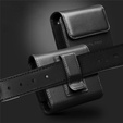 QIALINO Δερμάτινη θήκη ζώνης για αναδιπλούμενα smartphones