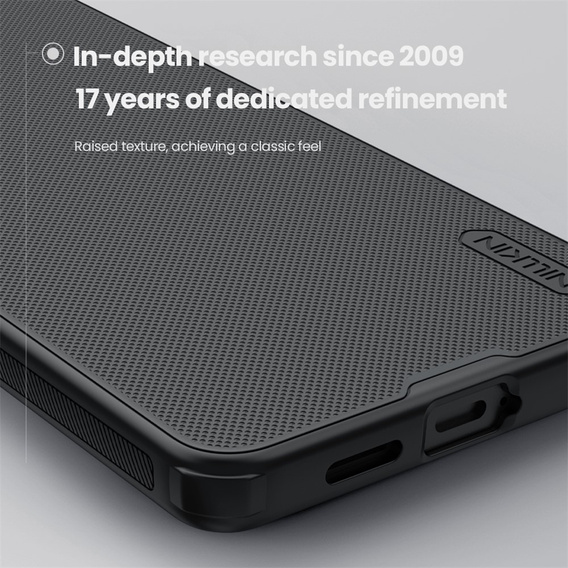 Θήκη NILLKIN Frosted Shield Pro MagSafe για Samsung Galaxy S26 Plus, μαύρη