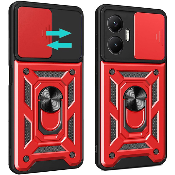 Θήκη για Xiaomi Poco F7, CamShield Slide, κόκκινη