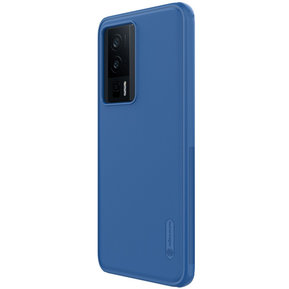 NILLKIN θήκη για Poco F5 Pro 5G, θήκη Super Frosted Shield, μπλε