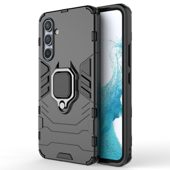 Θήκη για Samsung Galaxy A54 5G, Kickstand Ring, μαύρη