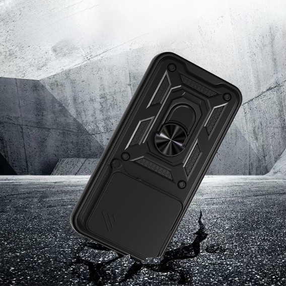 Θήκη για Honor 400 5G, CamShield Slide, μαύρη