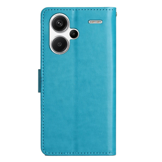 Θήκη με πτερύγιο για Xiaomi Redmi Note 13 Pro+, Butterfly, μπλε