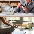 Θήκη για Lenovo Tab K11 Plus, Smartcase Hybrid, με χώρο για γραφίδα, γκρι
