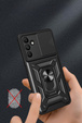 Θήκη για Samsung Galaxy M15 5G, CamShield Slide, μαύρη