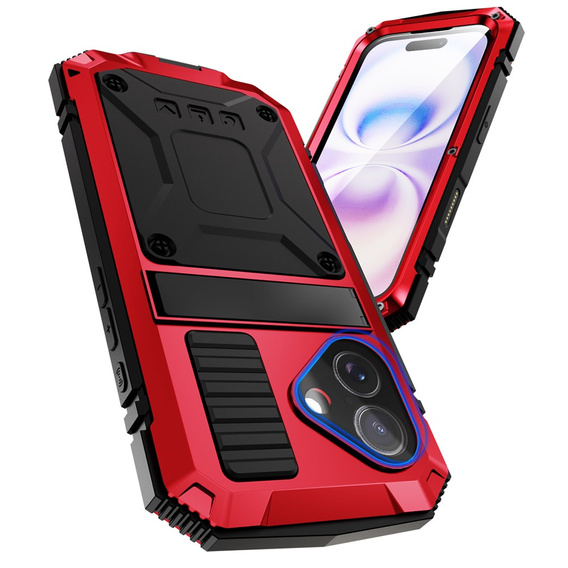 Θήκη R-JUST με βάση και ενσωματωμένο γυαλί για iPhone 17