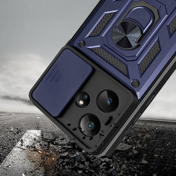 Θήκη για Realme GT 7 / 7T, CamShield Slide, μπλε